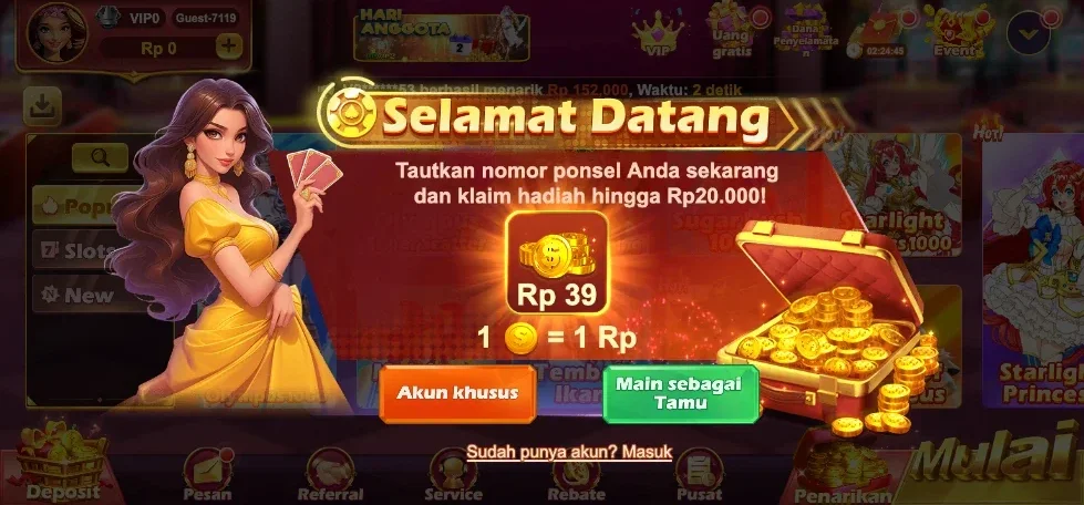 RPVIP2 tampilan website